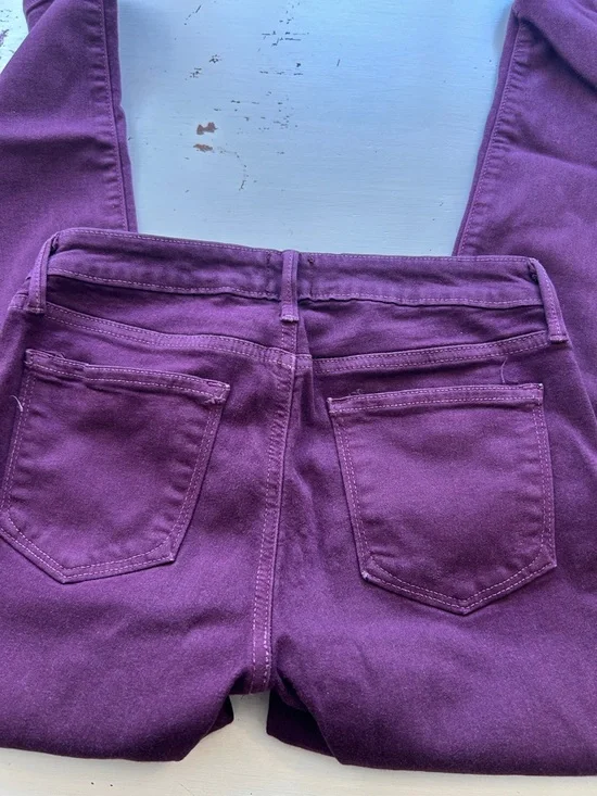 Just Black Addison Women’s Skinny Jeans/Jeggings Size 27/4 Burgandy - Picture 6 of 7